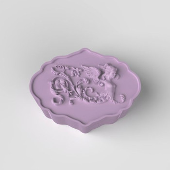 3D Nyomtatott Dombormű Lány Doboz