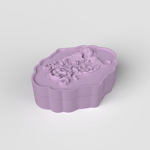 3D Nyomtatott Dombormű Lány Doboz