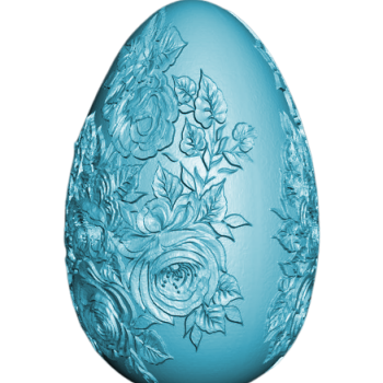 Vintage rózsa tojás dekoráció