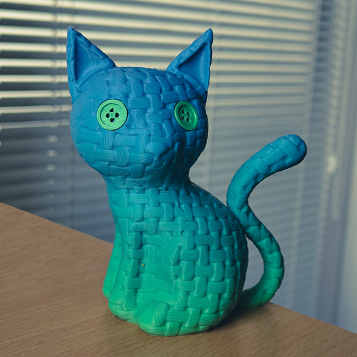 Horgolt Halloween macska boszorkánykalapban