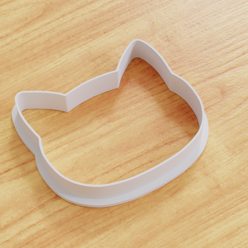 Cica Fej Süteménykiszúró (Több Méretben)