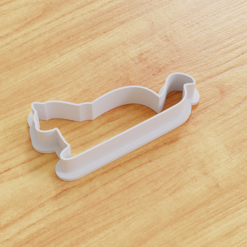 Macska Fekvő Süteménykiszúró (Több Méretben)