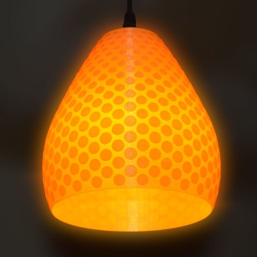 3D nyomtatott design lámpa