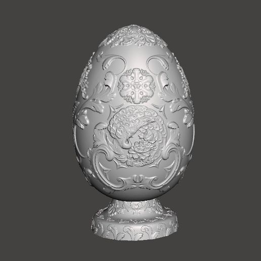 Exkluzív Dekoratív Húsvéti Tojás Szobor