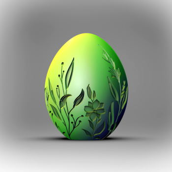 Virágos Tojástartó Doboz