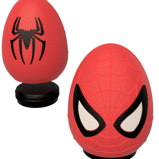 Pókember Húsvéti Tojás 3D Dekoráció
