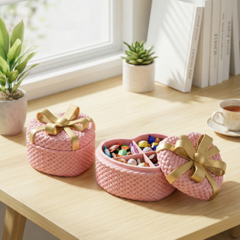 Kötött Ajándékdoboz Elválasztókkal - Valentin-napra