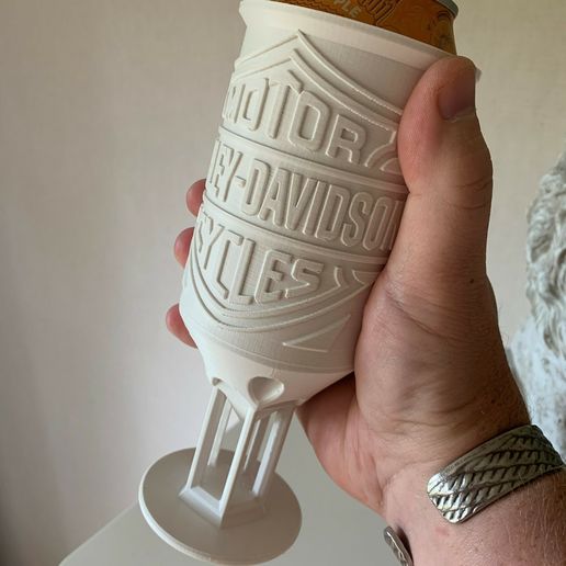 Harley Davidson söröskupak tartó lábbal