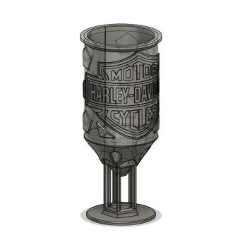 Harley Davidson söröskupak tartó lábbal