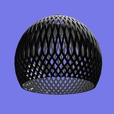 3D nyomtatott design lámpa