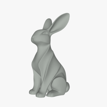 Nyuszi figura 3D nyomtatással