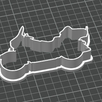 Harley Davidson süteménykiszúró forma