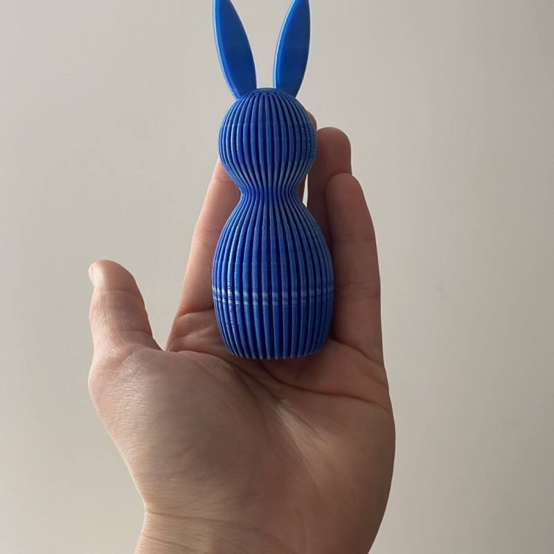 Nyuszi Alakú 3D Nyomtatott Dekoráció