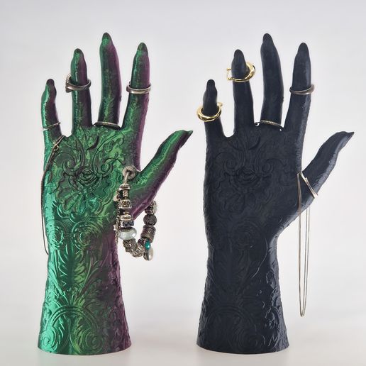 Ékszertartó Kéz Szobor 3D Nyomtatott