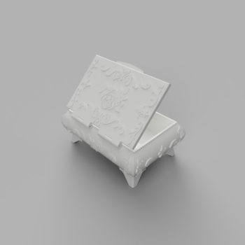 Vintage ékszerdoboz