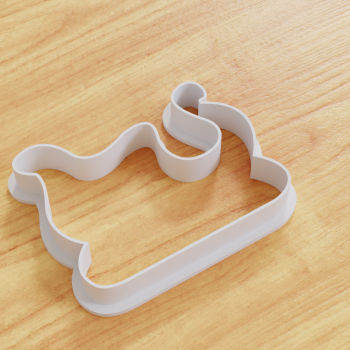 Mikulás Szánkó Süteménykiszúró (Több Méretben)