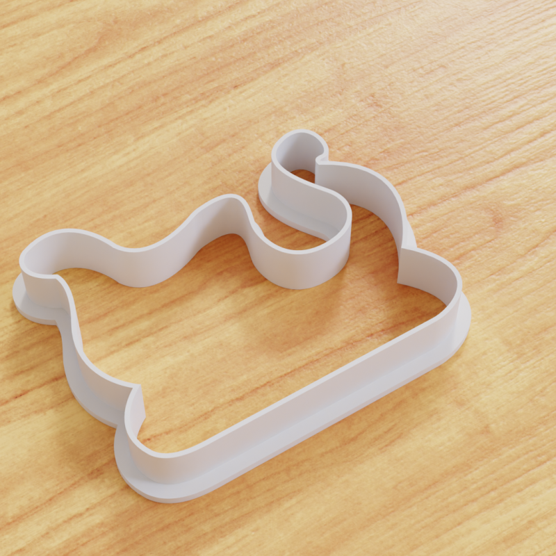 Mikulás Szánkó Süteménykiszúró (Több Méretben)