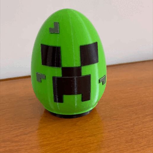 Minecraft Húsvéti Tojás 3D Nyomtatott Ajándék